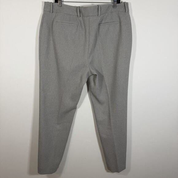Calvin Klein Slim Fit Gray Dress Pants Slacks Trousers Size 16 Textured Stretch - Picture 7 of 8